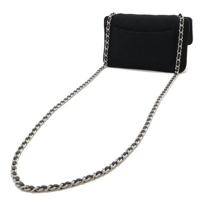 CHANEL Matelasse Cocomark Eco Bag Folding Tote Bag Chain Shoulder Cotton Jersey