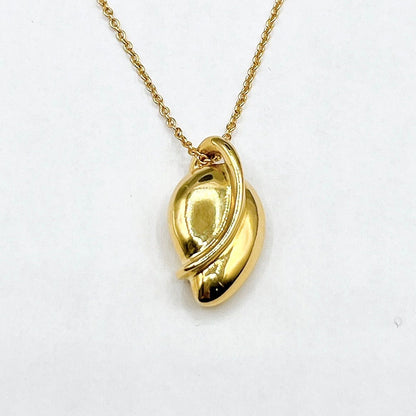 Tiffany＆Co Leaf Yellow Gold Necklace Approx 41cm (16.14in)