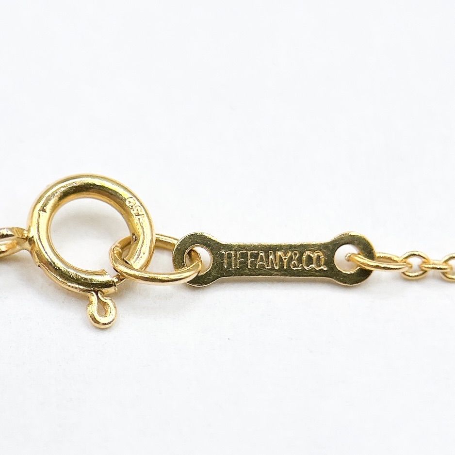 Tiffany＆Co Leaf Yellow Gold Necklace Approx 41cm (16.14in)