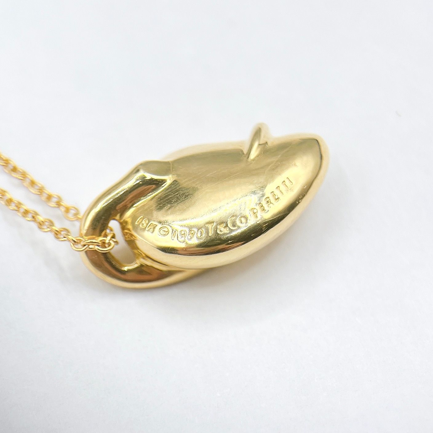Tiffany＆Co Leaf Yellow Gold Necklace Approx 41cm (16.14in)