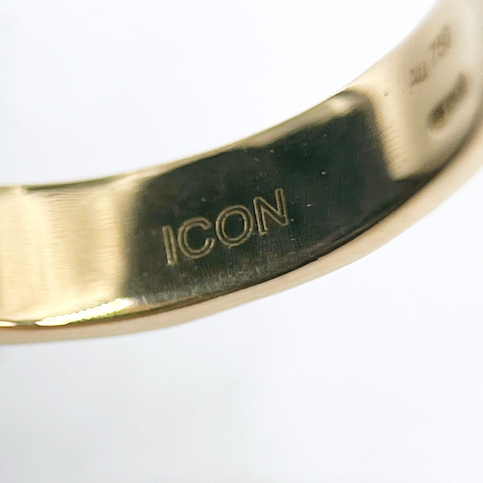 Gucci Icon Yellow Gold Ring 13 Approx 12.5 Y