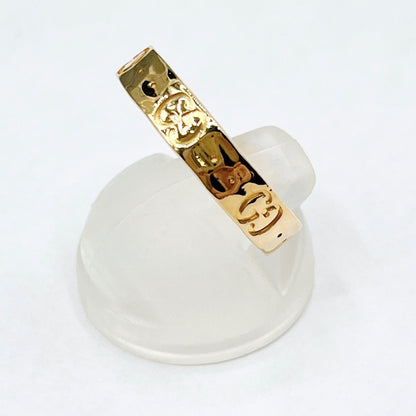 Gucci Icon Yellow Gold Ring 13 Approx 12.5 Y