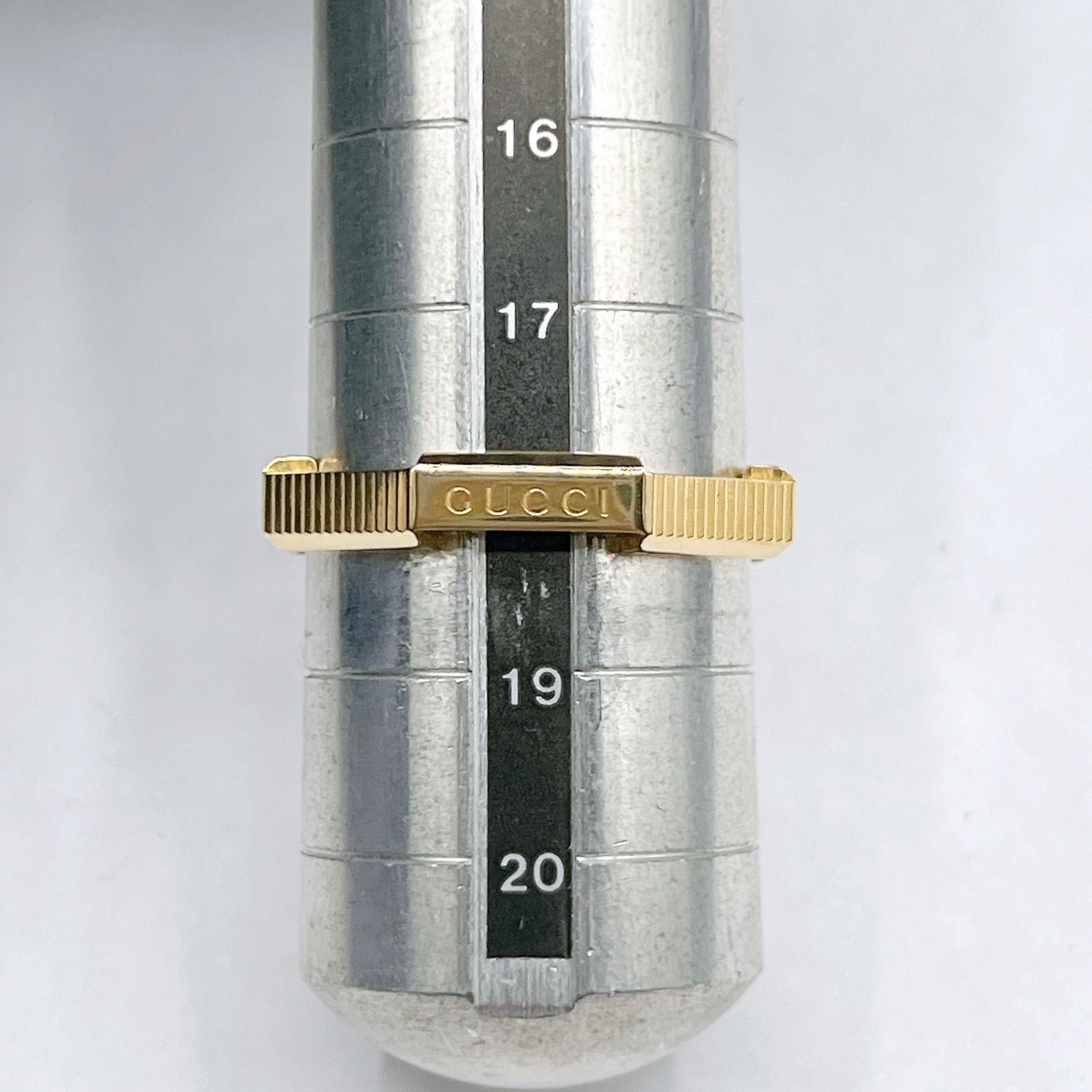 Gucci Link to Love Yellow Gold Ring 19 Approx 18 Y