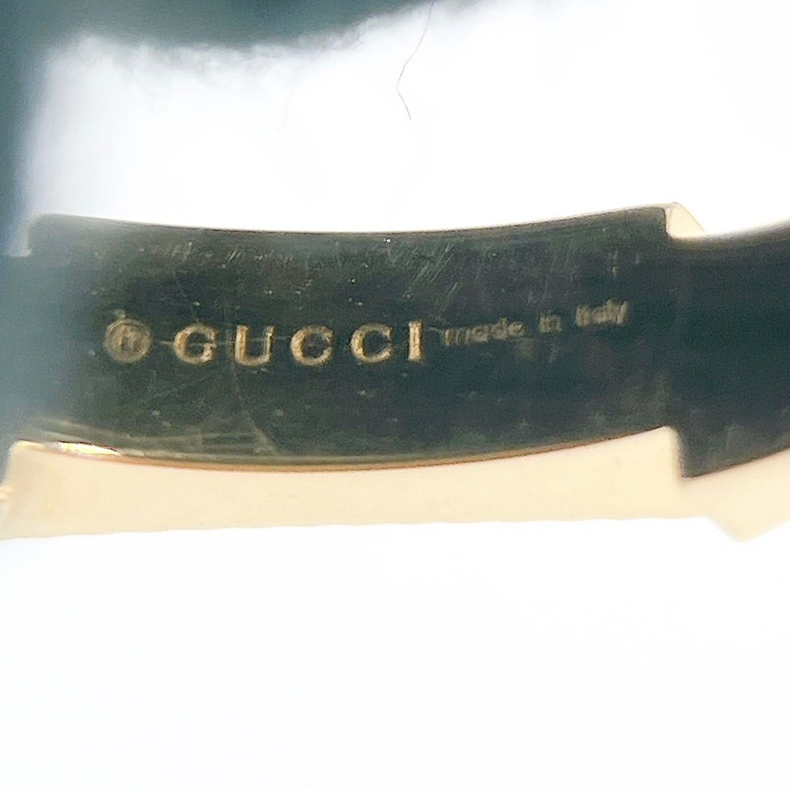 Gucci Link to Love Yellow Gold Ring 19 Approx 18 Y