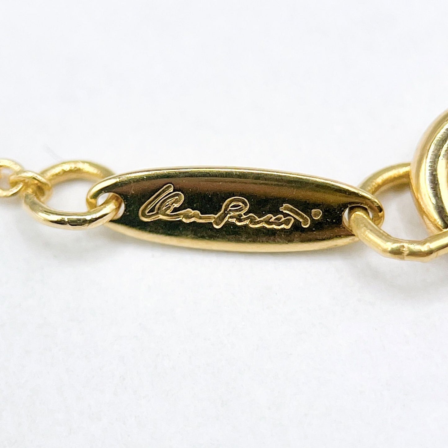 Tiffany & Co Quadro Folio Yellow Gold Necklace Approx