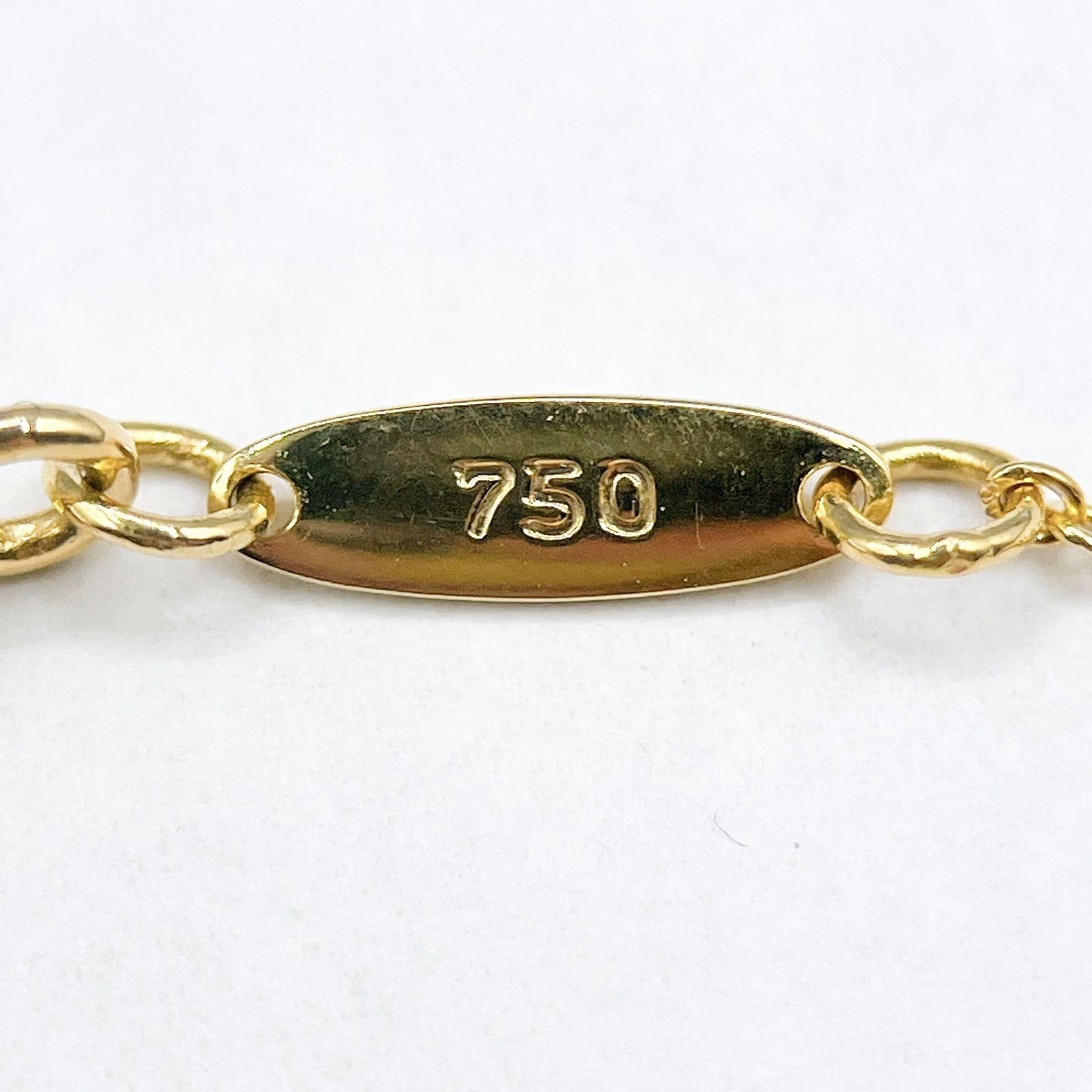 Tiffany & Co Quadro Folio Yellow Gold Necklace Approx