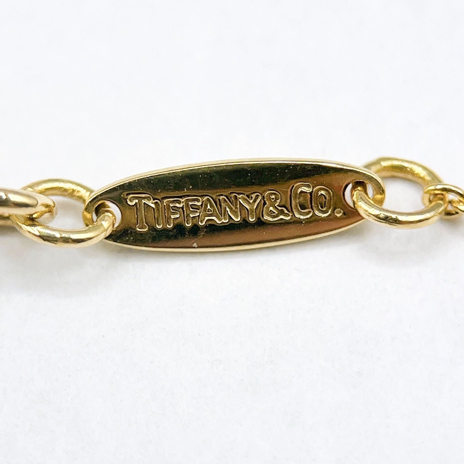 Tiffany & Co Quadro Folio Yellow Gold Necklace Approx