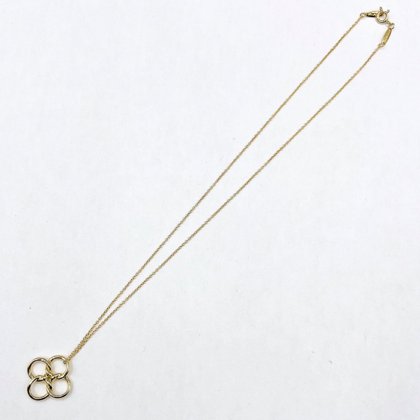 Tiffany & Co Quadro Folio Yellow Gold Necklace Approx