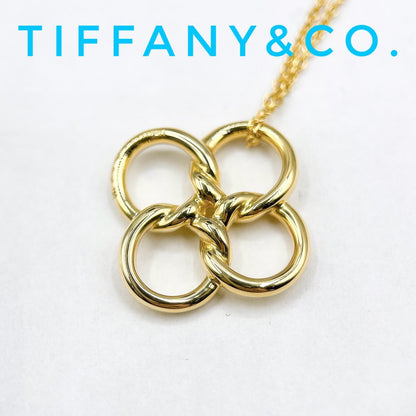 Tiffany & Co Quadro Folio Yellow Gold Necklace Approx