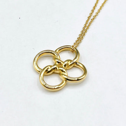 Tiffany & Co Quadro Folio Yellow Gold Necklace Approx