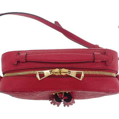 Louis Vuitton Saintonge Shoulder Bag Monogram Empreinte Red Scarlet