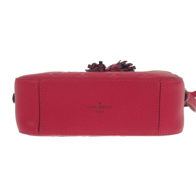 Louis Vuitton Saintonge Shoulder Bag Monogram Empreinte Red Scarlet