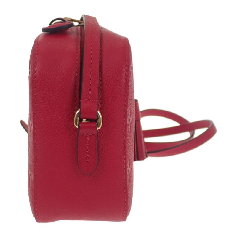 Louis Vuitton Saintonge Shoulder Bag Monogram Empreinte Red Scarlet