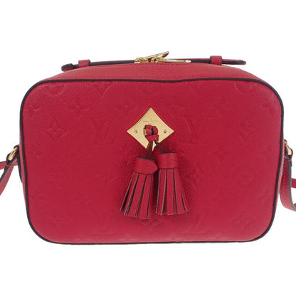 Louis Vuitton Saintonge Shoulder Bag Monogram Empreinte Red Scarlet