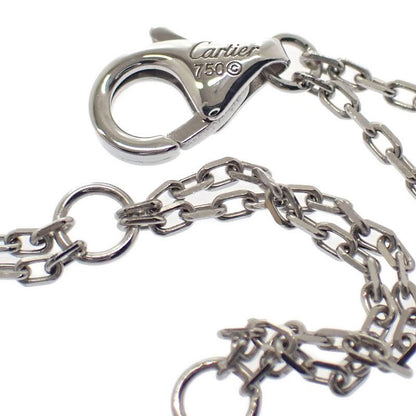 Cartier Love Circle Necklace 18Kwhite Gold Diamond Ladies