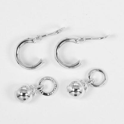 Tiffany & Co Door Knock 2way Design Silver 925 Women's G Earring