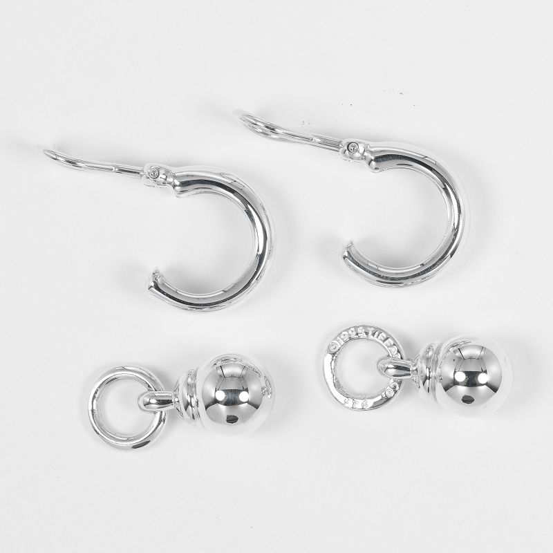 Tiffany & Co Door Knock 2way Design Silver 925 Women's G Earring
