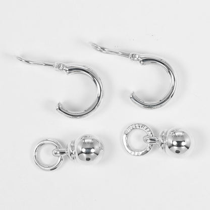 Tiffany & Co Door Knock 2way Design Silver 925 Women's G Earring