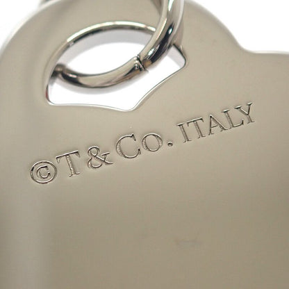 Tiffany & Co Leather Inlaid Heart Tag Key Ring Holder