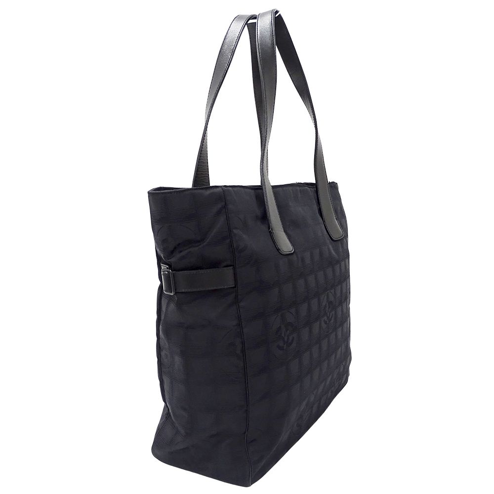 Chanel Bag Ladies Brand Tote Bag Shoulder Bag New Travel Tote Gm Nylon Black