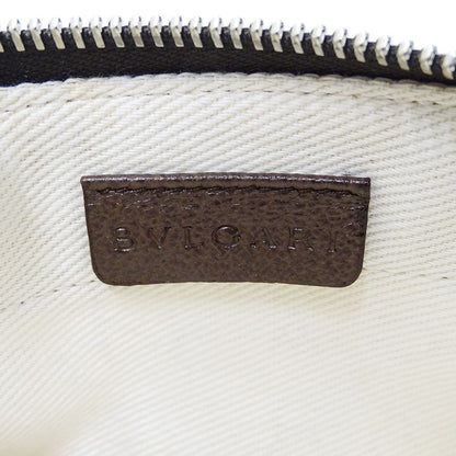 Bvlgari Bag Women'S Brand Shoulder Bag Logomania Canvas Beige Shoulder Pouch