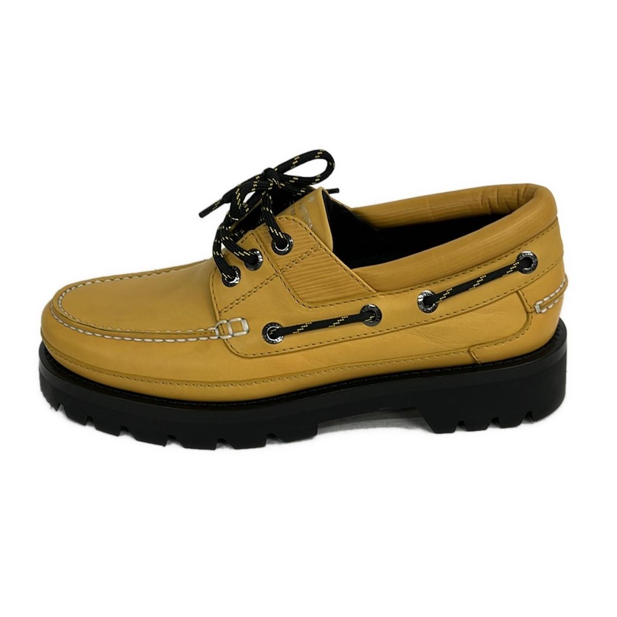LOUIS VUITTON Shoes 5 1 2 Women - Yellow and black Insole removable Leather