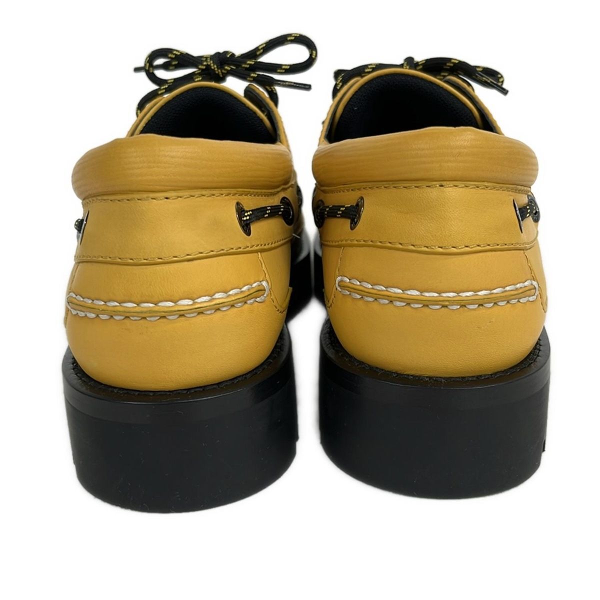 LOUIS VUITTON Shoes 5 1 2 Women - Yellow and black Insole removable Leather