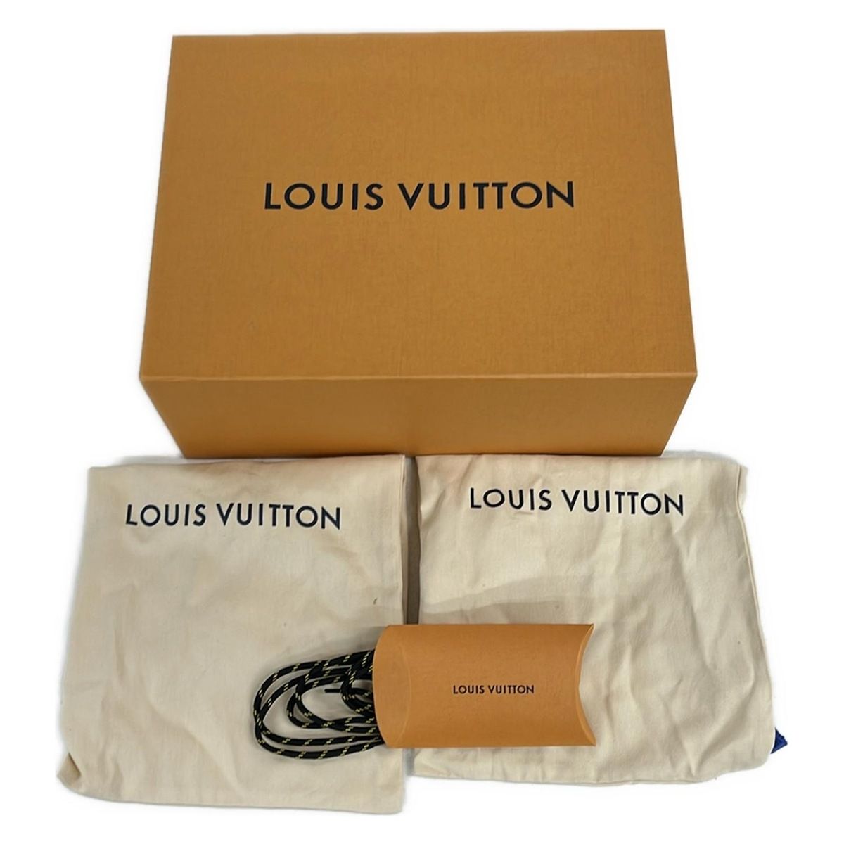 LOUIS VUITTON Shoes 5 1 2 Women - Yellow and black Insole removable Leather