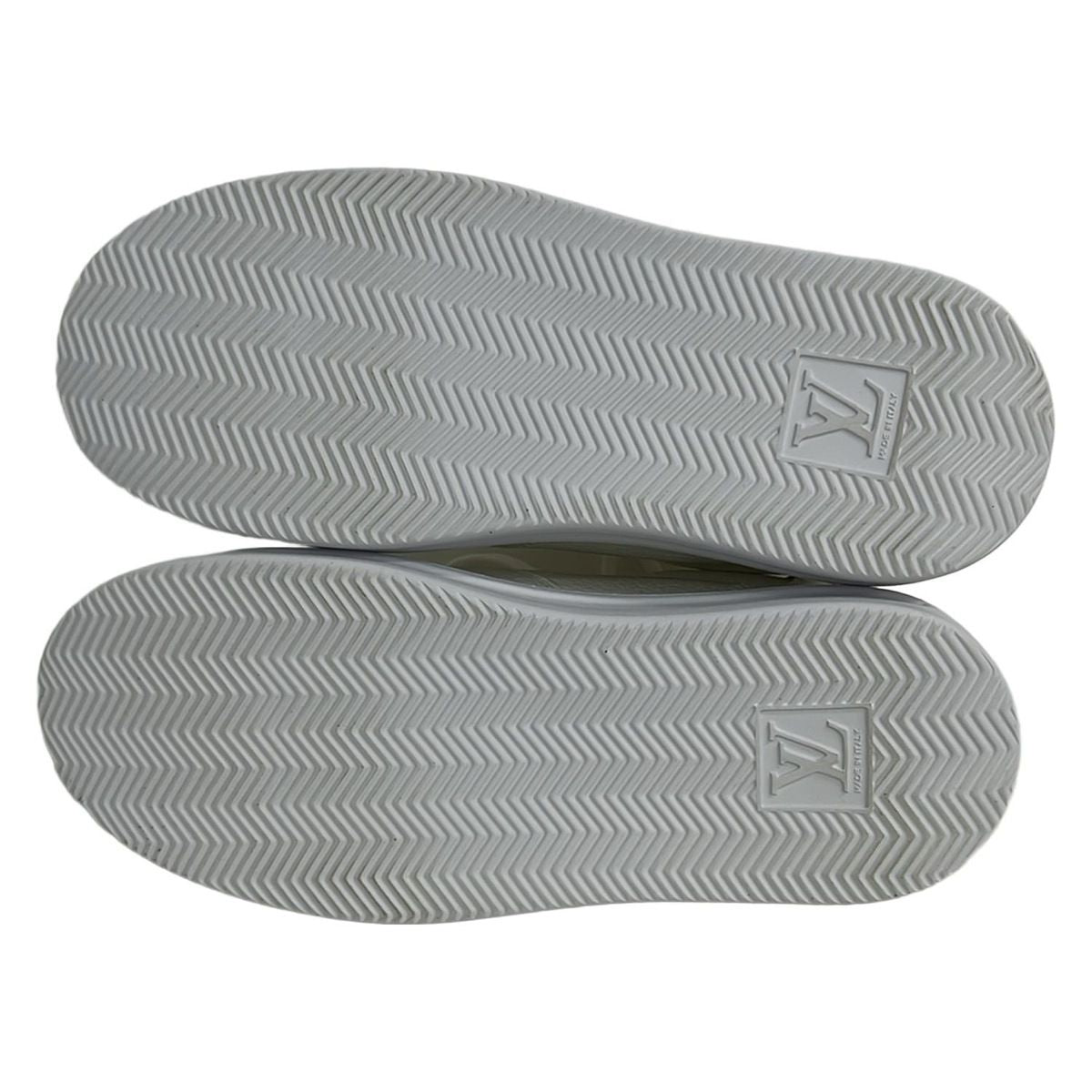 LOUIS VUITTON Sneakers 5 1 2 Women - White and gold Beverly Hills line Insole