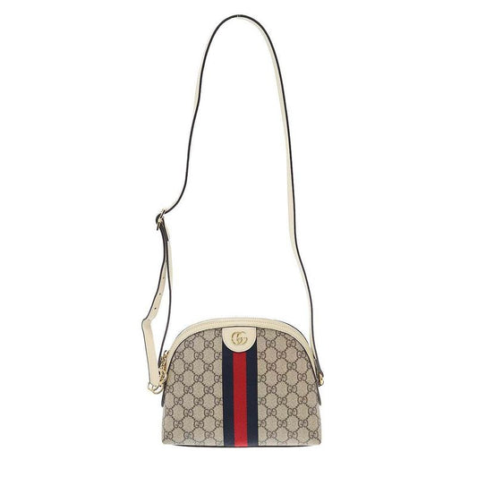 Gucci Ophidia GG Supreme Small Shoulder Bag Beige