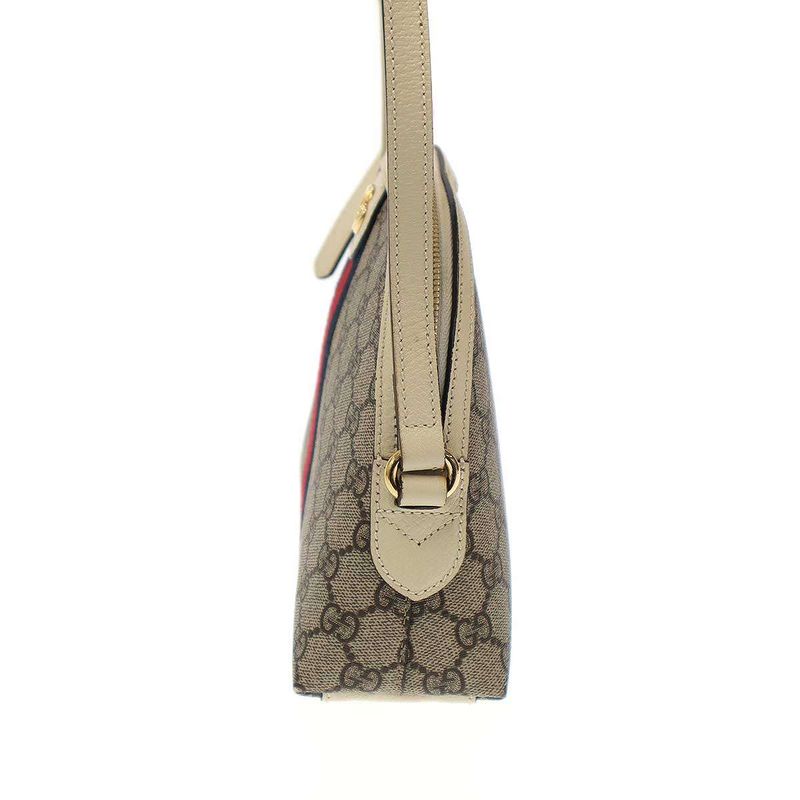 Gucci Ophidia GG Supreme Small Shoulder Bag Beige
