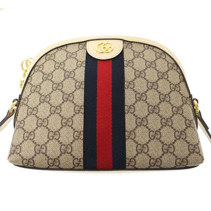 Gucci Ophidia GG Supreme Small Shoulder Bag Beige