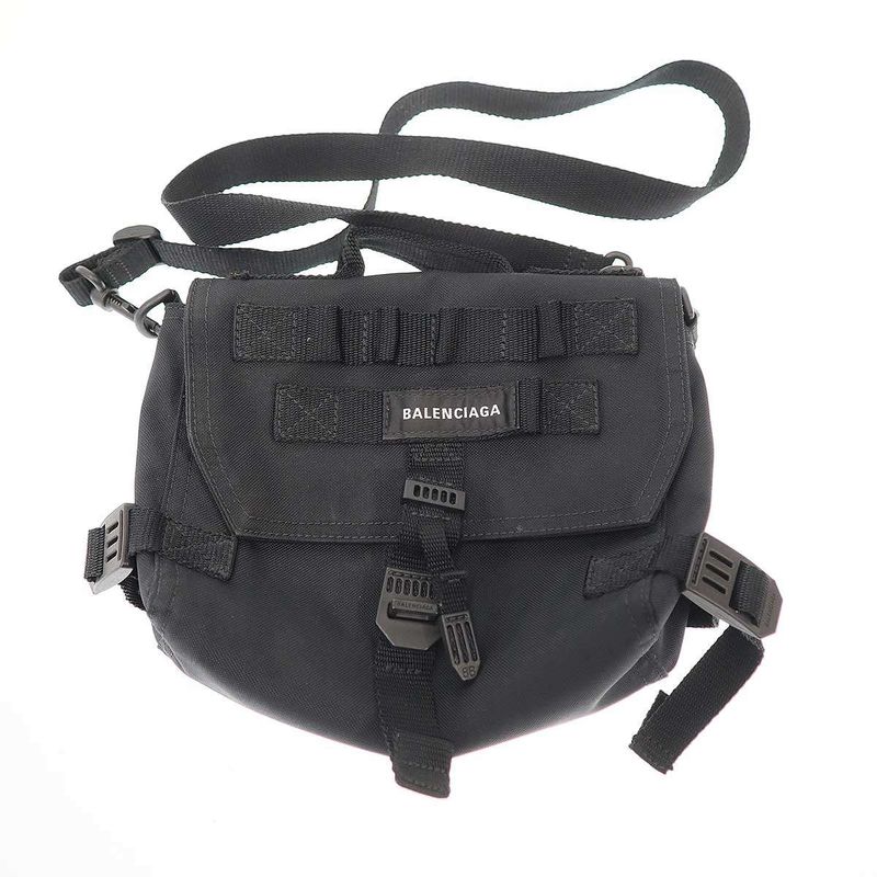 Balenciaga Army Messenger Bag Army Messenger Shoulder Bag 656106 Black