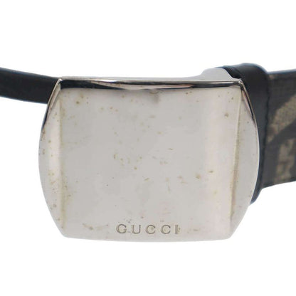Gucci GG Kaleido Leather Belt 424674 Black X Beige 95-38