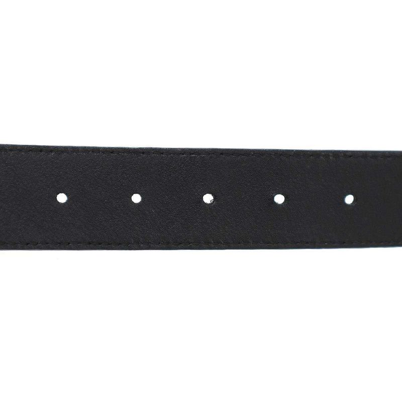 Gucci GG Kaleido Leather Belt 424674 Black X Beige 95-38