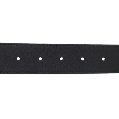 Gucci GG Kaleido Leather Belt 424674 Black X Beige 95-38