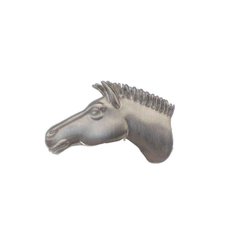 Hermes Talisman Pegasus Pin Badge Silver