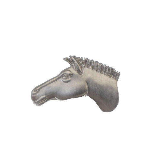 Hermes Talisman Pegasus Pin Badge Silver