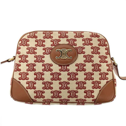 Celine Camera Bag in Textile with Triomphe Embroidery