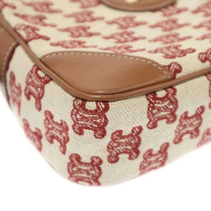 Celine Camera Bag in Textile with Triomphe Embroidery Triomphe Embroidery