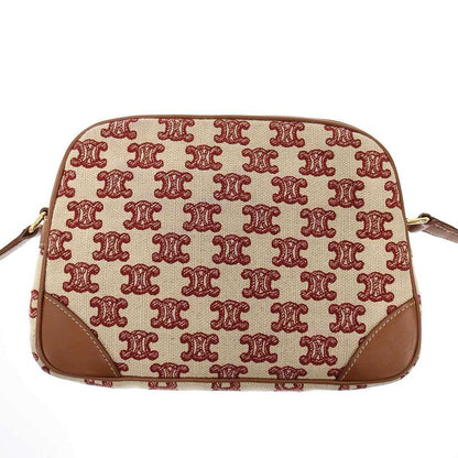Celine Camera Bag in Textile with Triomphe Embroidery Triomphe Embroidery