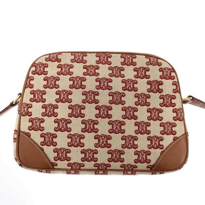 Celine Camera Bag in Textile with Triomphe Embroidery