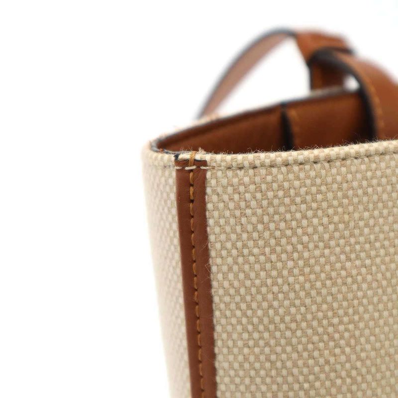 Loewe Anagram Shoulder Tote Bag Beige