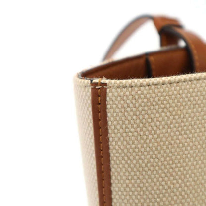 Loewe Anagram Shoulder Tote Bag Beige