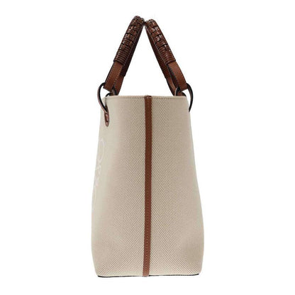 Loewe Anagram Shoulder Tote Bag Beige