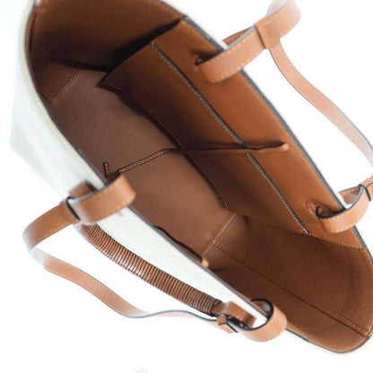 Loewe Anagram Shoulder Tote Bag Beige