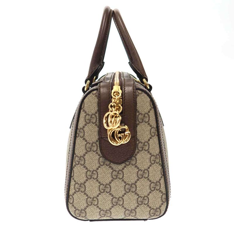 Gucci Ophidia GG Medium 2way Shoulder Bag 524532 Brown