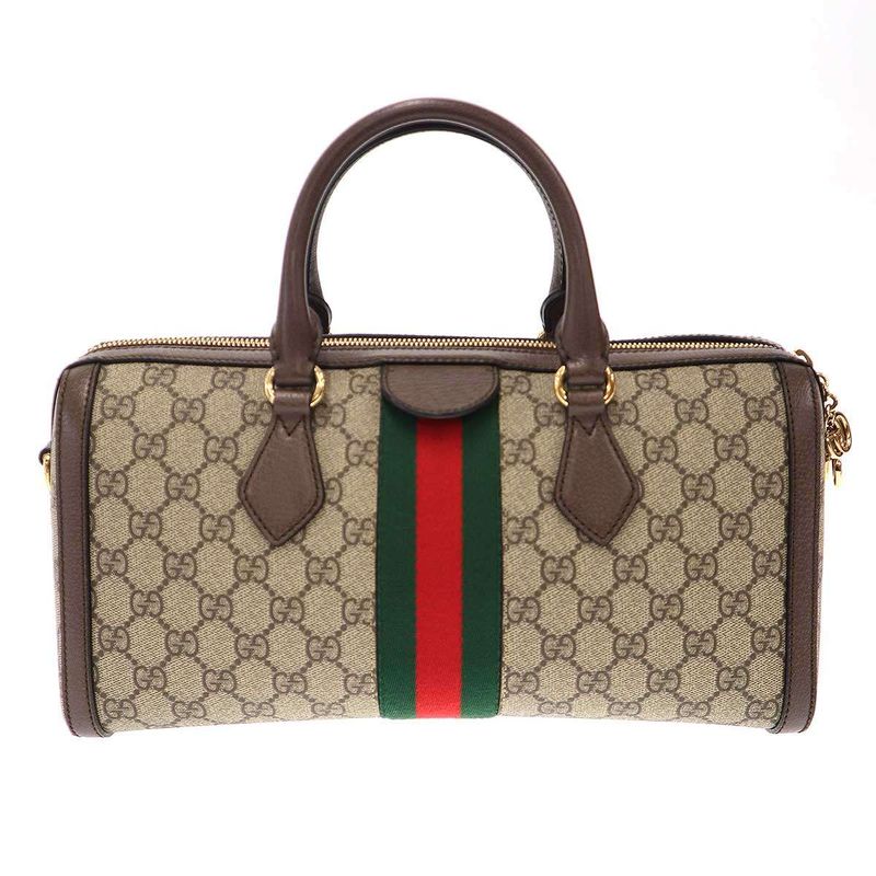 Gucci Ophidia GG Medium 2way Shoulder Bag 524532 Brown