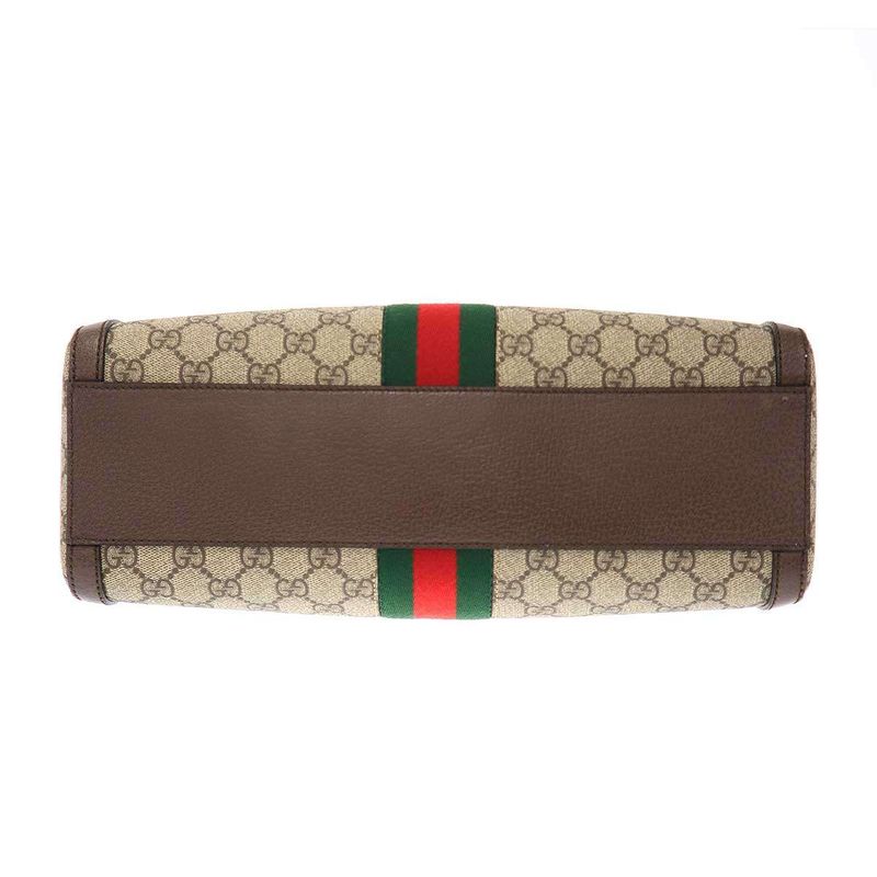 Gucci Ophidia GG Medium 2way Shoulder Bag 524532 Brown