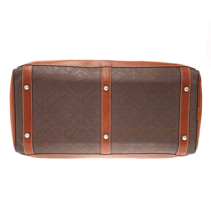 Loewe Anagram Boston Bag Brown